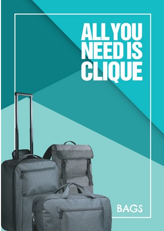 Logotuote Clique bags kuvasto 2022