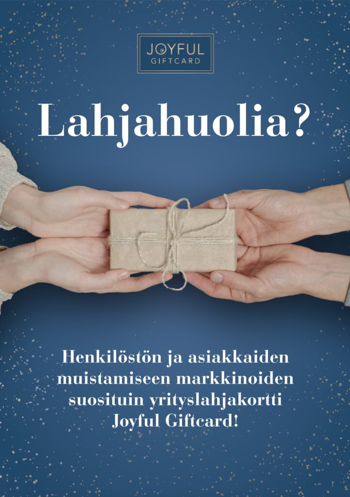 Joyful giftgaed lahjakortti