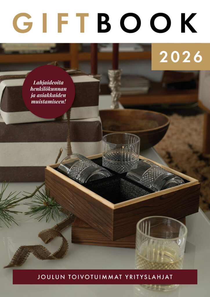 GiftBook Joulun toivotuimmat yrityslahjat 2026